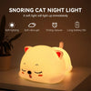 Luz gatito goma