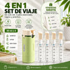 Botella 4 en 1 para Viaje y Gimnasio
