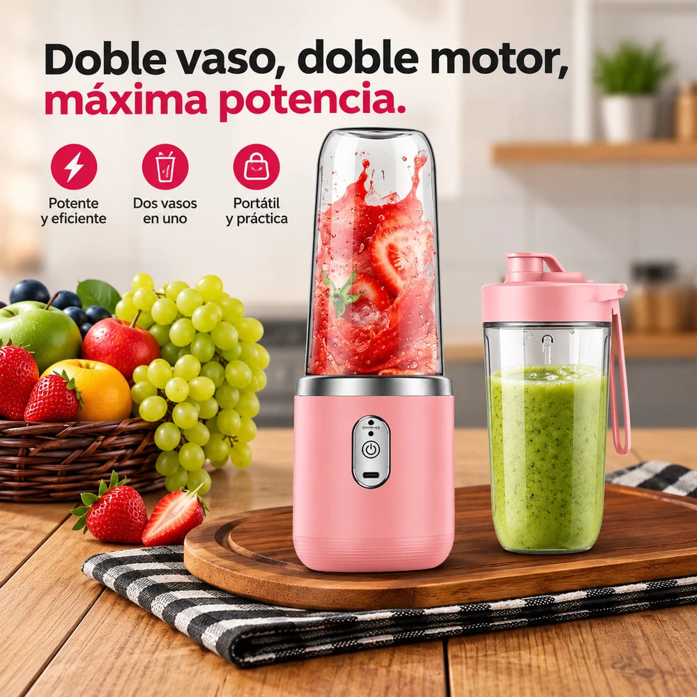 Vaso Licuadora Portátil Recargable