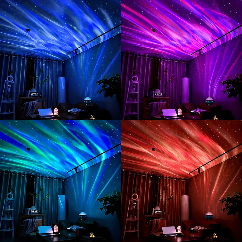 Mini Proyector de Luces Aurora Boreal para Dormitorio