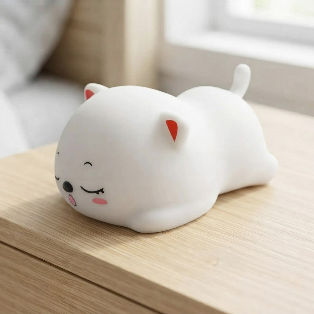 Luz gatito goma